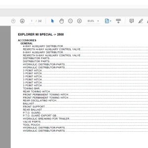 Same Tractor Explorer 90 Special after 2500 Parts Catalog Manual - PDF DOWNLOAD