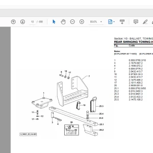 Same Tractor Explorer 95 T Parts Catalogue Manual - PDF DOWNLOAD