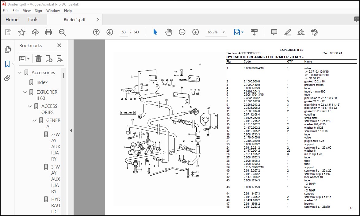 Same Tractor Explorer II 60 Parts Catalog Manual - PDF DOWNLOAD ...