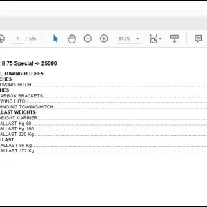 Same Tractor Explorer II 75 Special after 25000 Parts Catalog Manual - PDF DOWNLOAD