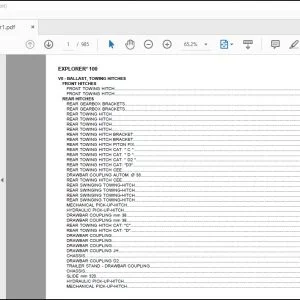 Spare Parts Manual for Same Explorer³ 100 Tractor PDF