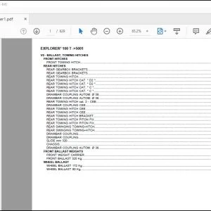 Same Tractor Explorer³ 100 T after 5001 Parts Catalog Manual - PDF DOWNLOAD