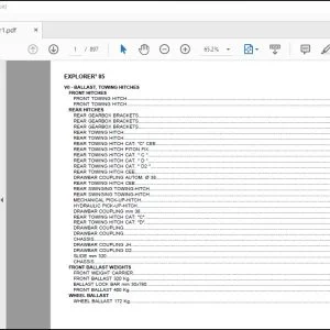 Same Tractor Explorer³ 85 Parts Catalog Manual - PDF DOWNLOAD
