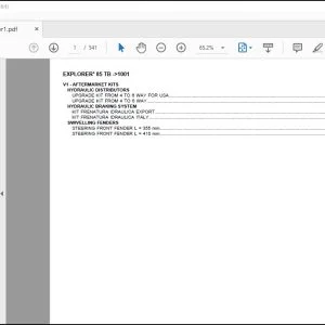 Same Tractor Explorer³ 85 TB after 1001 Parts Catalog Manual - PDF DOWNLOAD