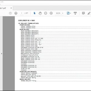 Same Tractor Explorer³ 85 after 5001 Parts Catalog Manual - PDF DOWNLOAD