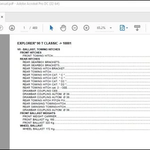 Same Tractor Explorer³ 90 T after 10001 Parts Catalog Manual - pdf download