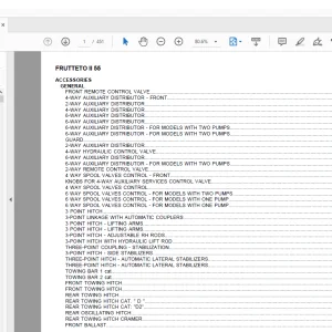 Same Tractor FRUTTETO II 55 Parts Catalog Manual - PDF DOWNLOAD