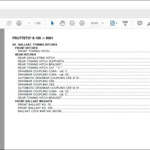 Same Tractor Frutteto’s 100 after 5001 Parts Catalog Manual - PDF DOWNLOAD