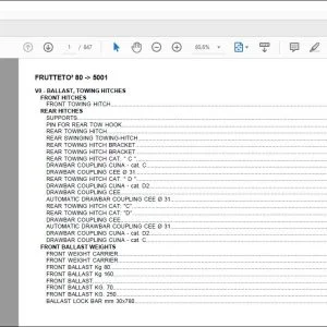 Same Tractor Frutteto³ 80 after 5001 Parts Catalog Manual - PDF DOWNLOAD