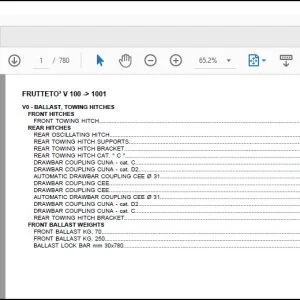 Same Tractor Frutteto³ V 100 after 1001 Parts Catalog Manual - PDF DOWNLOAD