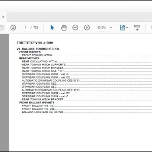 Same Tractor Frutteto³ V 90 after 5001 Parts Catalog Manual - PDF DOWNLOAD