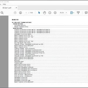 Same Tractor Iron 110 Parts Catalog Manual - PDF DOWNLOAD