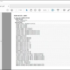 Same Tractor Iron 140 DCR after 20001 Parts Catalog Manual - PDF DOWNLOAD