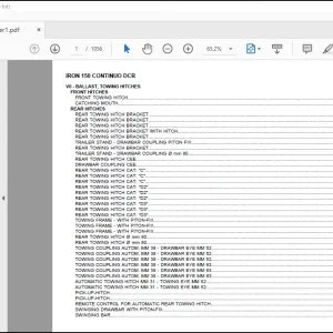 Same Tractor Iron 150 Continuo DCR Parts Catalog Manual - PDF DOWNLOAD