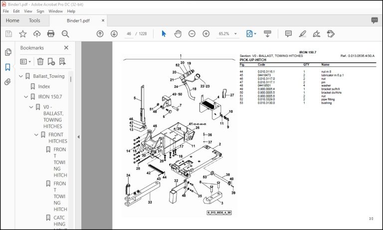 Same Tractor Iron 150.7 Parts Catalog Manual - PDF DOWNLOAD ...