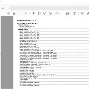 Same Tractor Iron 190 Continuo DCR Parts Catalog Manual - PDF DOWNLOAD