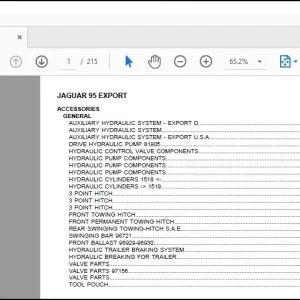 Same Tractor Jaguar 95 Parts Catalog Manual - PDF DOWNLOAD