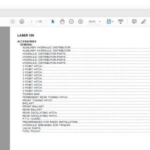 Same Tractor Laser 100 Parts Catalog Manual - PDF DOWNLOAD