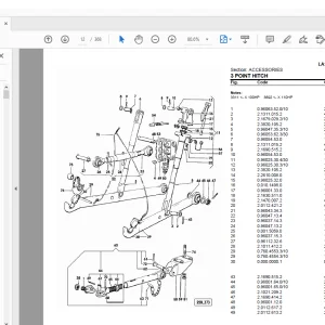 Same Tractor Laser 110  Parts Catalog Manual -  PDF DOWNLOAD