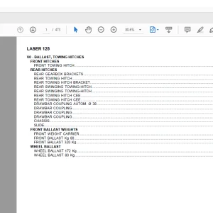 Same Tractor Laser 125 Parts Catalogue Manual - PDF DOWNLOAD