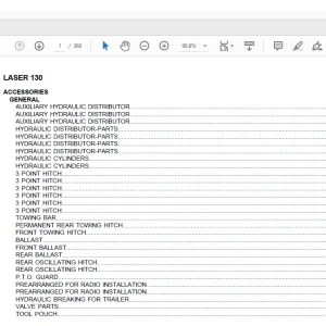Same Tractor Laser 130 Parts Catalog Manual - PDF DOWNLOAD