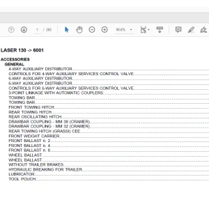 Same Tractor Laser 130 after 6001 Parts Catalog Manual -  PDF DOWNLOAD