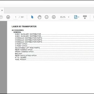 Same Tractor Laser 85 Parts Catalog Manual - PDF DOWNLOAD