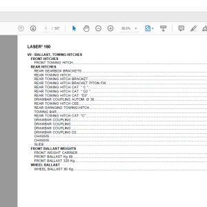 Same Tractor Laser³ 160 Parts Catalog Manual - PDF DOWNLOAD