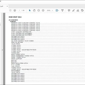 Same Tractor ROW CROP 100.6 Parts Catalog Manual - PDF DOWNLOAD