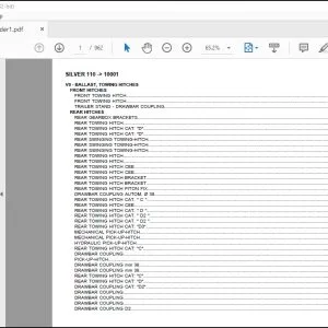 Same Tractor Silver 110 after 10001 Parts Catalog Manual - PDF DOWNLOAD