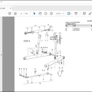 Same Tractor Solar 50 After 5300 Parts Catalog Manual - PDF DOWNLOAD