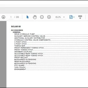 Same Tractor Silver 60 Parts Catalog Manual - PDF DOWNLOAD