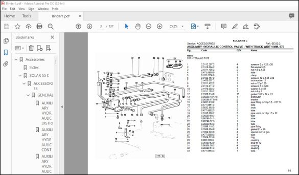 Same Tractor Solar 55 Parts Catalog Manual - PDF DOWNLOAD ...