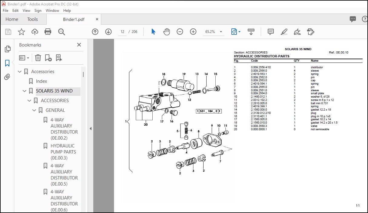 Same Tractor Solaris 35 wind Parts Catalog Manual - PDF DOWNLOAD ...