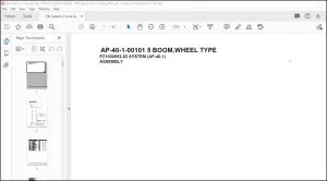 Tadano Crane AP-40-1-00101 5 BOOM,WHEEL TYPE Spare Parts Catalog Manual - PDF DOWNLOAD