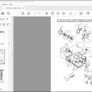 Tadano Crane AT-155-2 42011220100 LOWER,MITSUBISHI KC-FE568B6KA Parts Catalog Manual - PDF DOWNLOAD