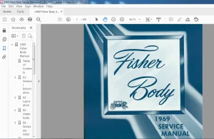 1969 Fisher Body Service Manual - PDF DOWNLOAD