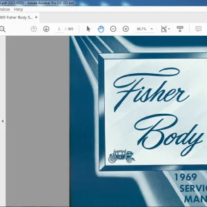 1969 Fisher Body Service Manual - PDF DOWNLOAD