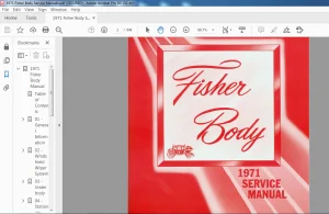 1971 Fisher Body Service Manual - PDF DOWNLOAD