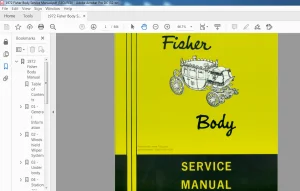 1972 Fisher Body Service Manual - PDF DOWNLOAD