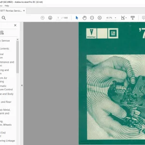 1977 Pontiac Service Manual - PDF DOWNLOAD