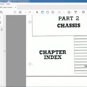 1981 Jeep Chassis Clutch Transmissions Manual (Section 2) - PDF DOWNLOAD