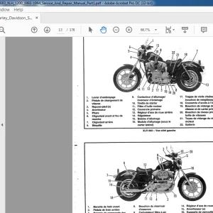1993-1994 Harley Davidson Sportster XLH 883 XLH 1200 Service & Repair Manual - PDF DOWNLOAD