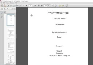 1997-2001 Porsche 986 Boxter Technical Manual - PDF DOWNLOAD