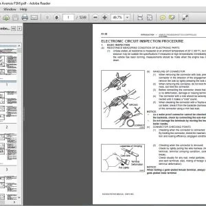 2002-2007 Toyota Avensis Factory Service Manual - PDF DOWNLOAD