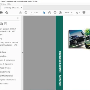 2002 Land Rover Discovery Owner's Handbook Manual LRL0545NAS - PDF DOWNLOAD