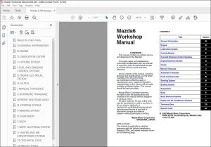 2002 Mazda 6 Workshop Manual - PDF DOWNLOAD
