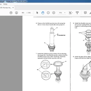 2008-2009 Honda Accord V6 Supplement Service Manual - PDF DOWNLOAD