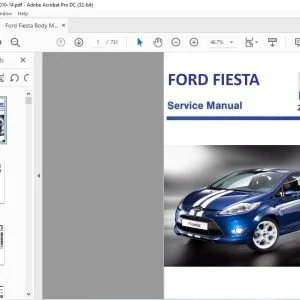 2010-2014 Ford Fiesta Body Service Manual - PDF DOWNLOAD (Section 5)