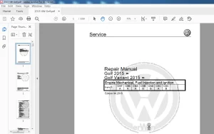 2015 Volkswagen Golf, Golf Variant Repair Manual - PDF DOWNLOAD